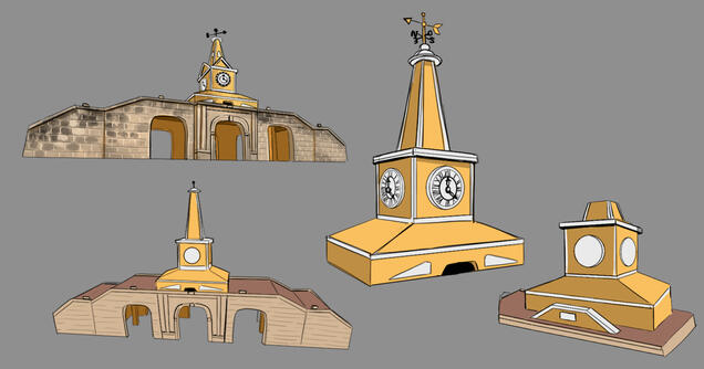 Cartagena Clock Tower - Unused