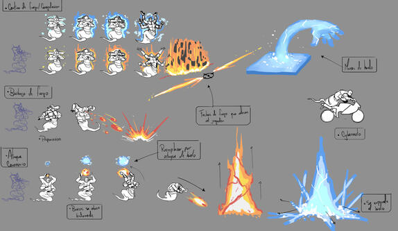 Genie animation sheet- Air Raid Defense, RIVAL ARTS STUDIO